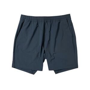 Fresh Clean Threads Shorts Mens L Large Navy Elastic Waist Unlined Activewear